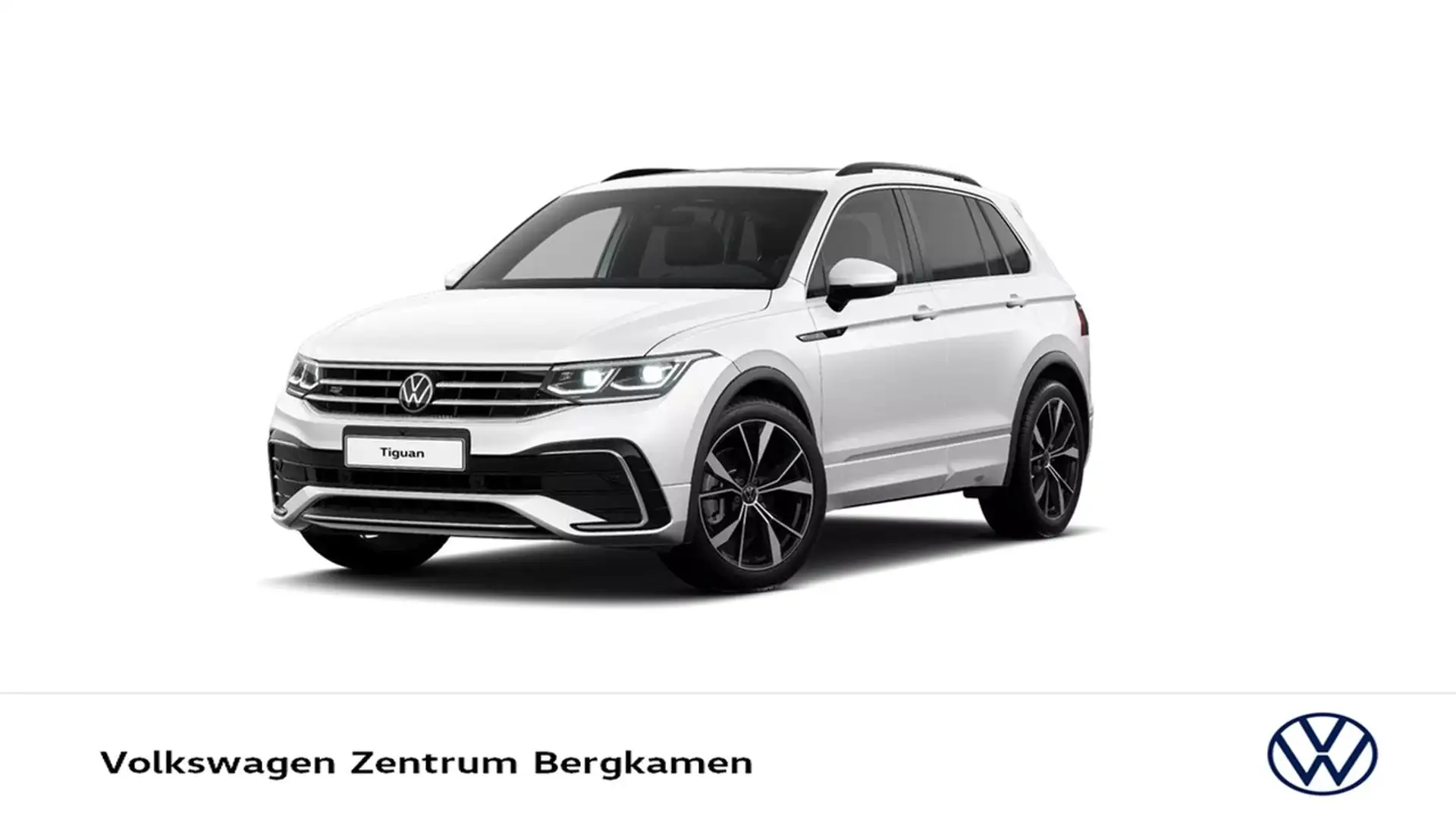 Volkswagen Tiguan 2.0 R-LINE 4X4 PANO AHK 360°CAM ACC LM20 Weiß - 1