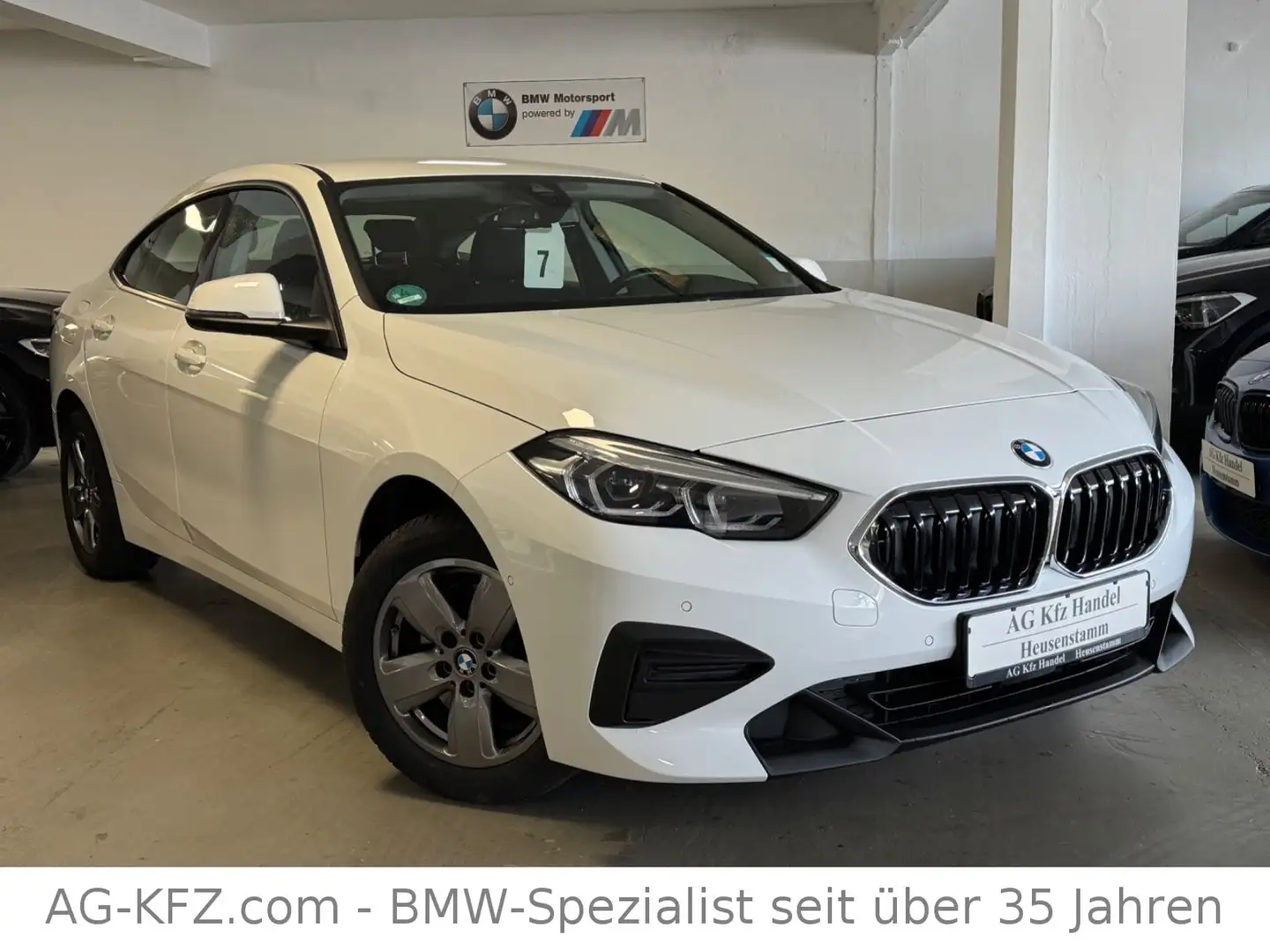 BMW 216d Gran Coupé/Aut/LED/DigTacho/SPUR/DAB/1.Hand Blanc - 1