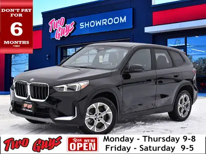Black 2025 BMW X1 xDrive28i SUV / Crossover All-Wheel Drive 7-Speed Dual Clutch