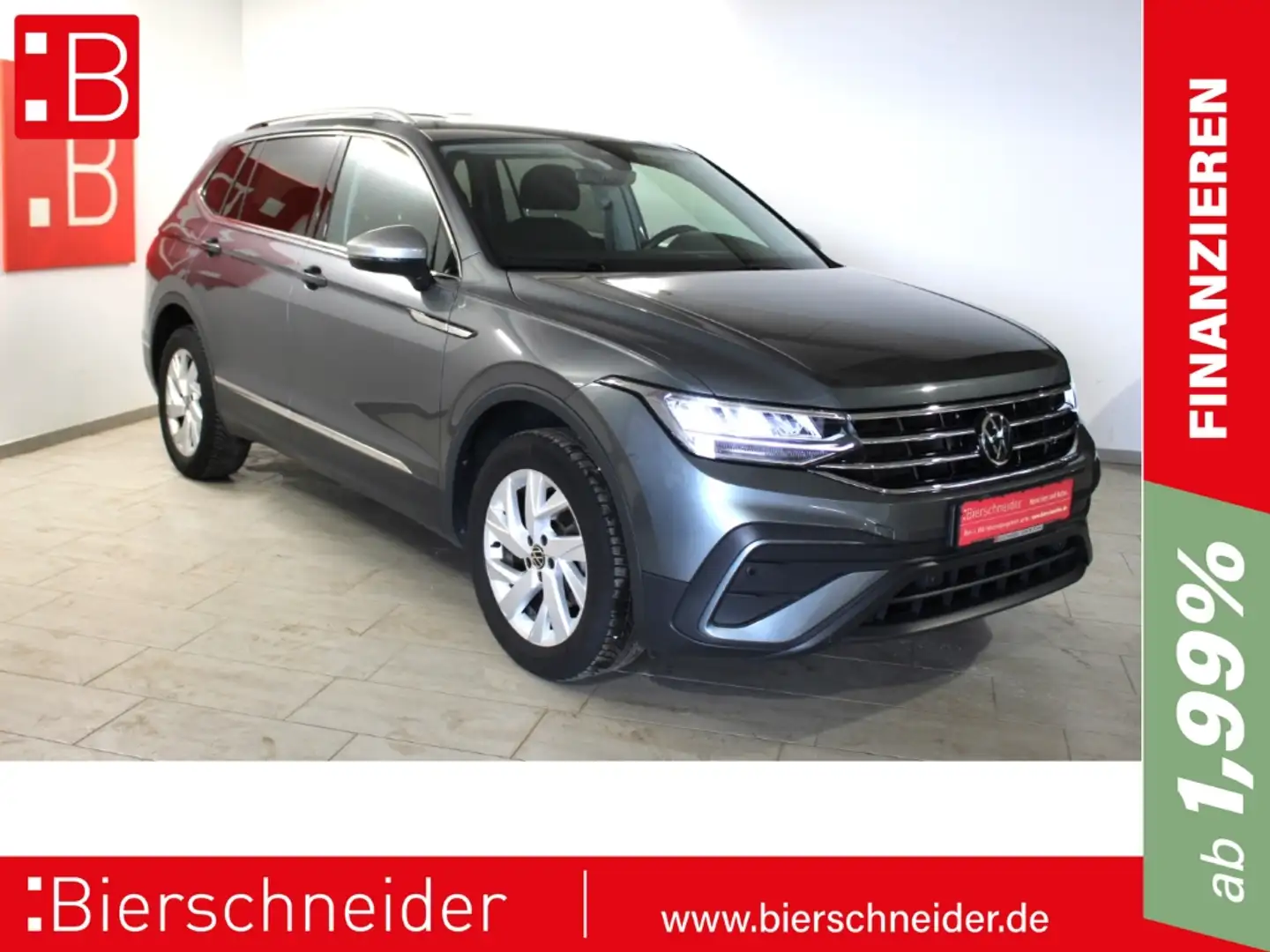 Volkswagen Tiguan Allspace 1.5 TSI DSG Life 18 AHK 7-Sitze NAVI Grau - 1