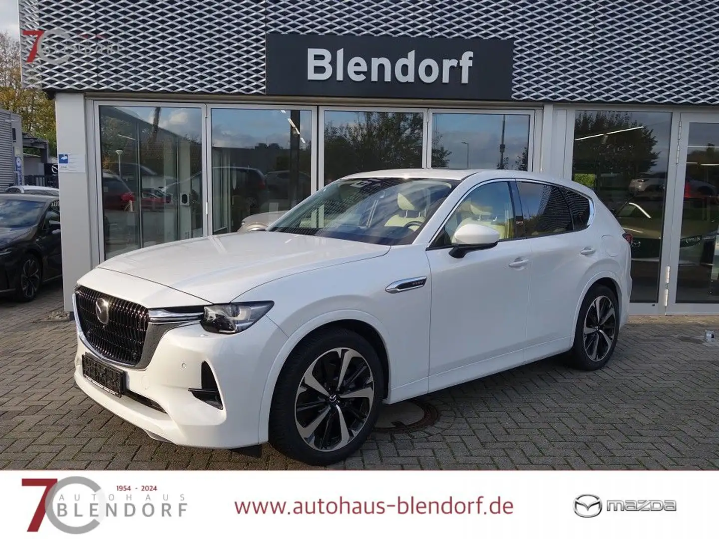 Mazda CX-60 PHEV TAKUMI AHK|BOSE|Panorama|Leder Blanc - 1