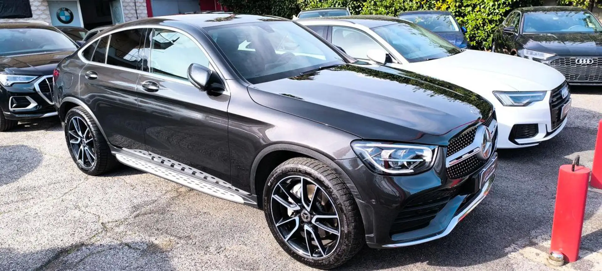 Mercedes-Benz GLC 300 GLC 300 d 4Matic Coupé AMG VIRTUAL NAVI LED DAB Grigio - 1