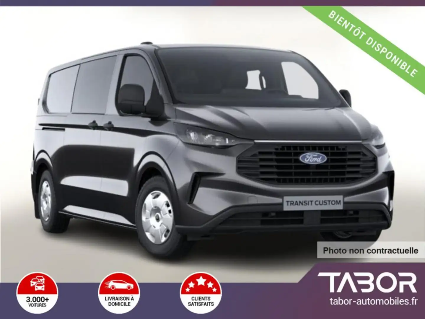 Ford Transit Custom DCiV TDCi 170 Aut Trend 320 Gris - 1