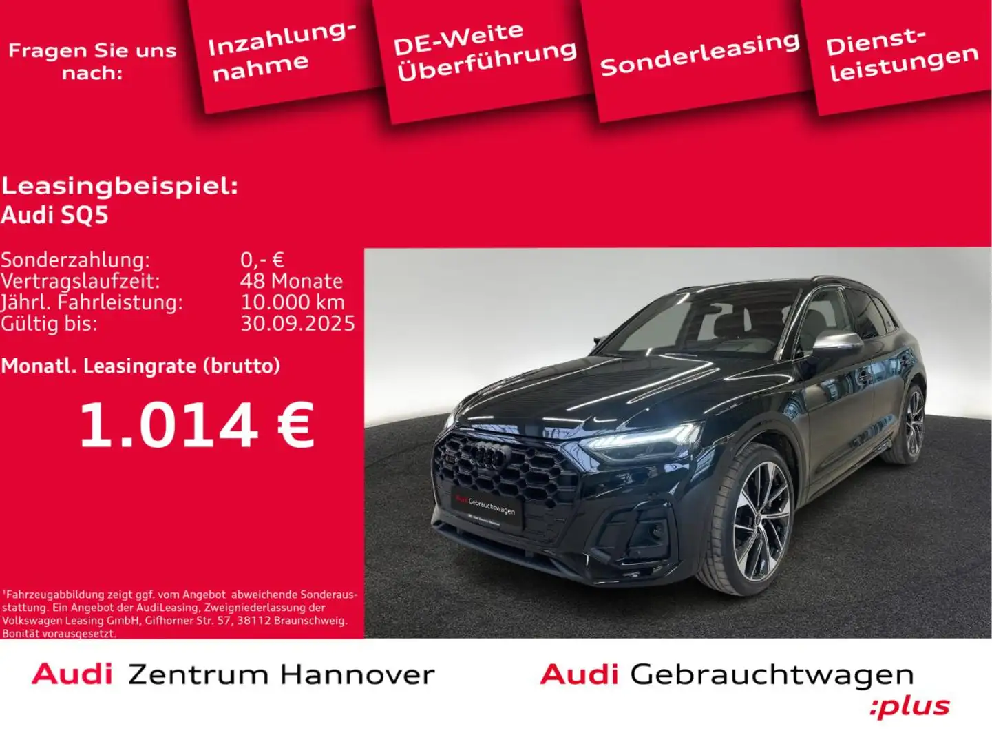 Audi SQ5 TDI 251 tiptronic Schwarz - 1