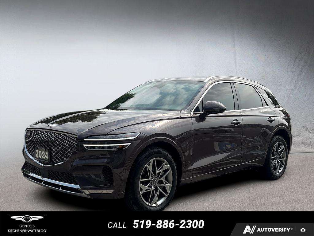 2024 Genesis GV70 LOW KMS, ONE OWNER, RARE COLOUR