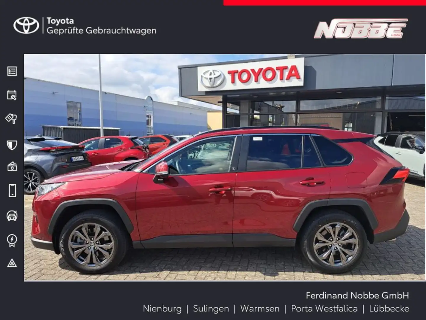 Toyota RAV 4 2.5 4x2 Hybrid Team Deutschland Rouge - 1