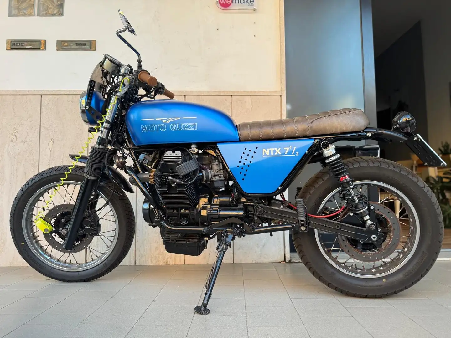 Moto Guzzi NTX 750 CAFE' RACER Blu/Azzurro - 2