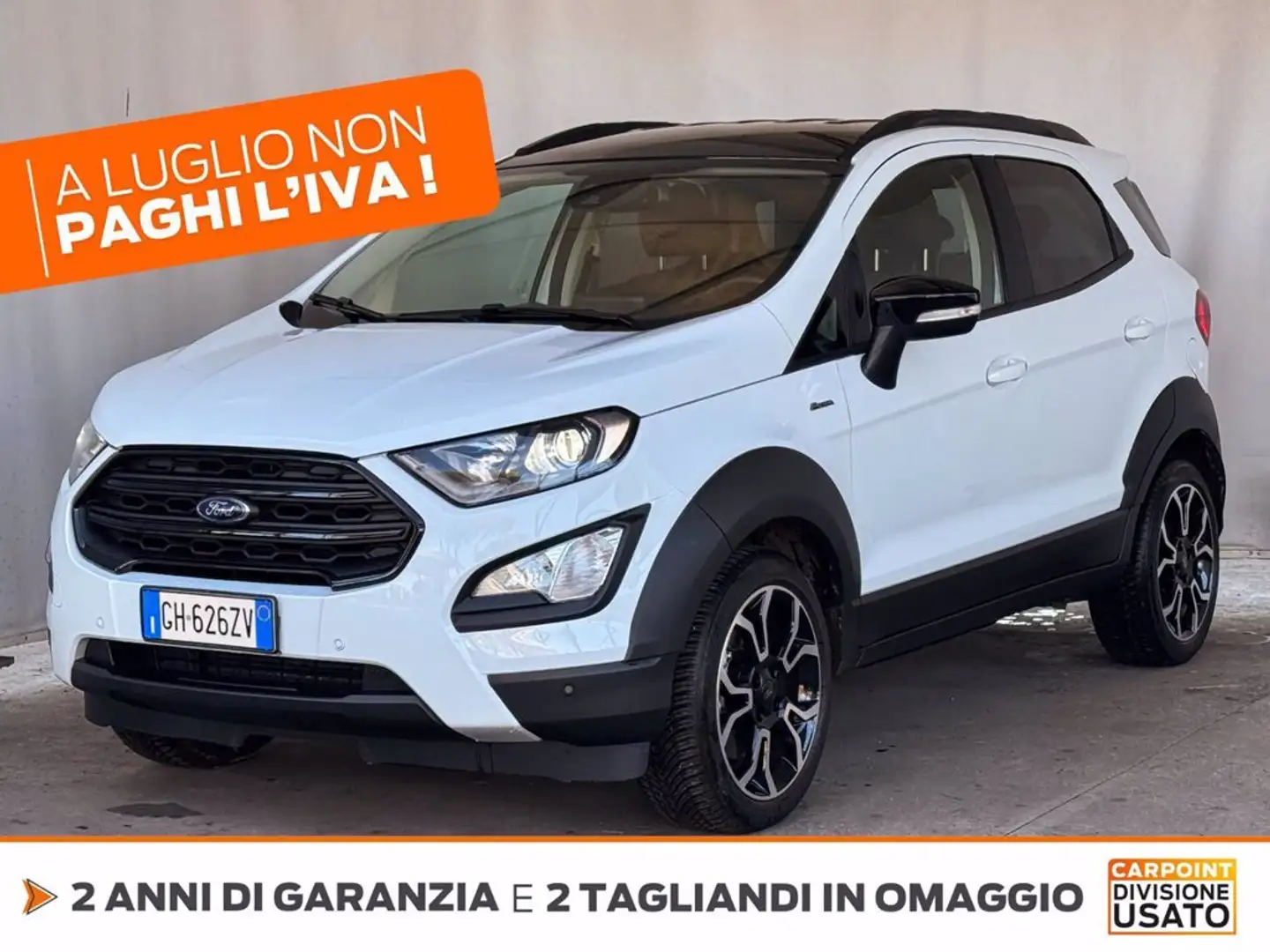 Ford EcoSport 1.0 ecoboost active s&s 125cv Bianco - 1