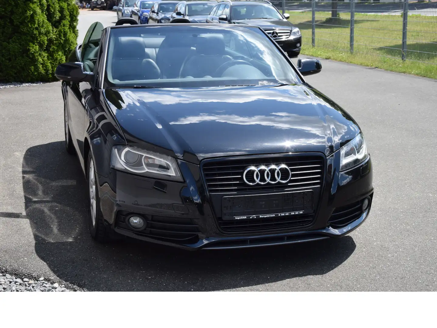 Audi A3 Cabrio 2,0 TDI S-Line Bi-Xenon Navi Plus BOSE Noir - 2