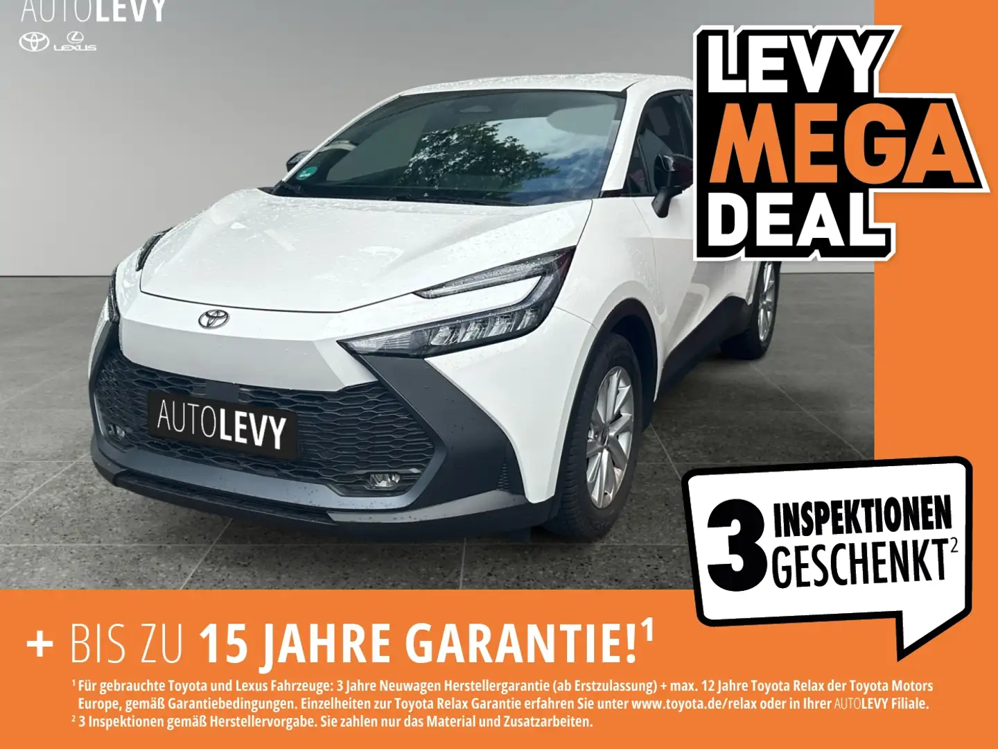 Toyota C-HR 1.8 Business Edition FLA SpurH LM KeyLess Bianco - 1