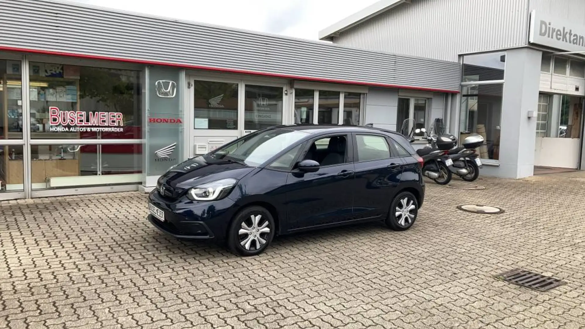 Honda Jazz Elegance Hybrid - AHK für Radträger Blau - 2