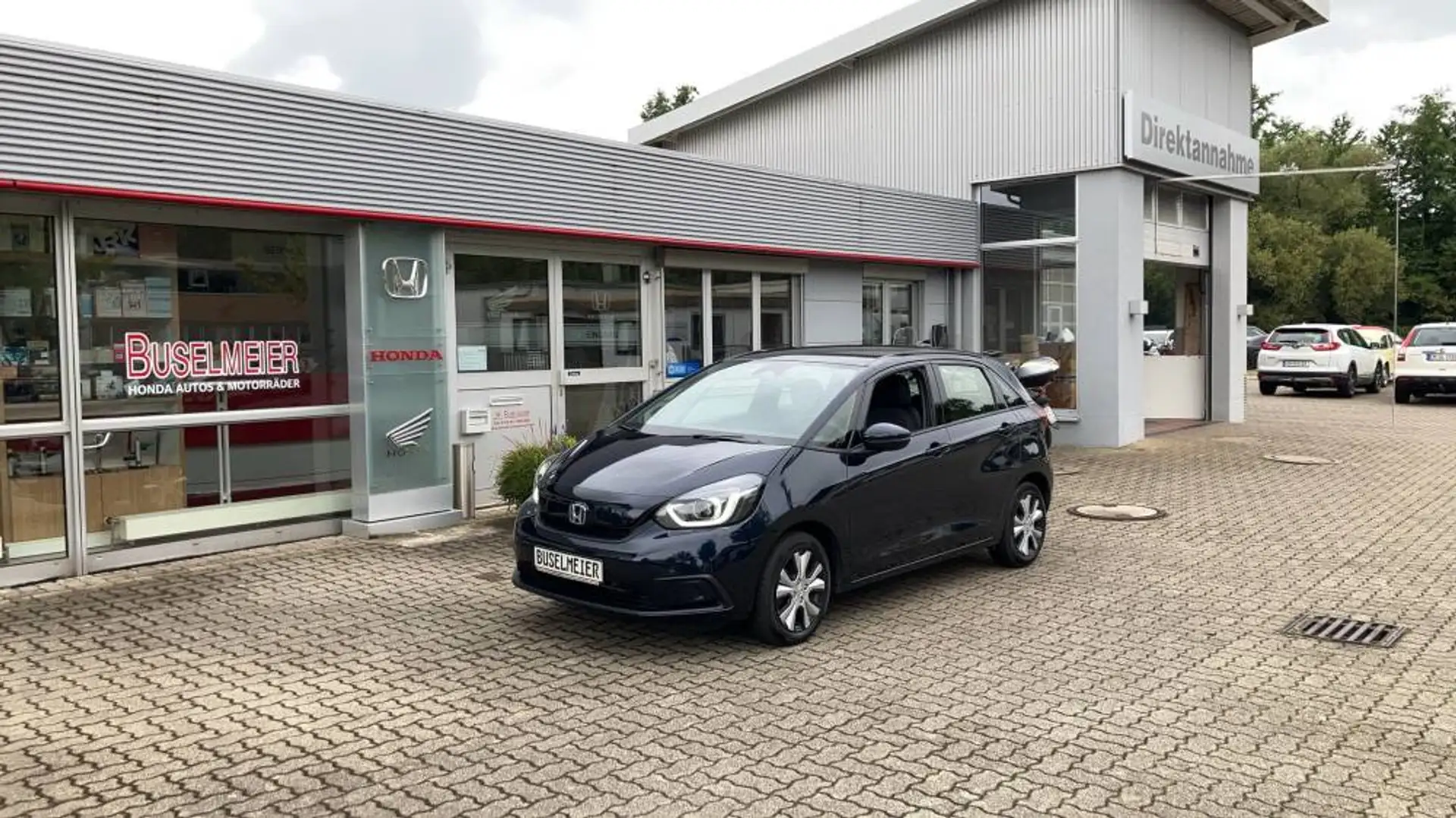 Honda Jazz Elegance Hybrid - AHK für Radträger Blau - 1