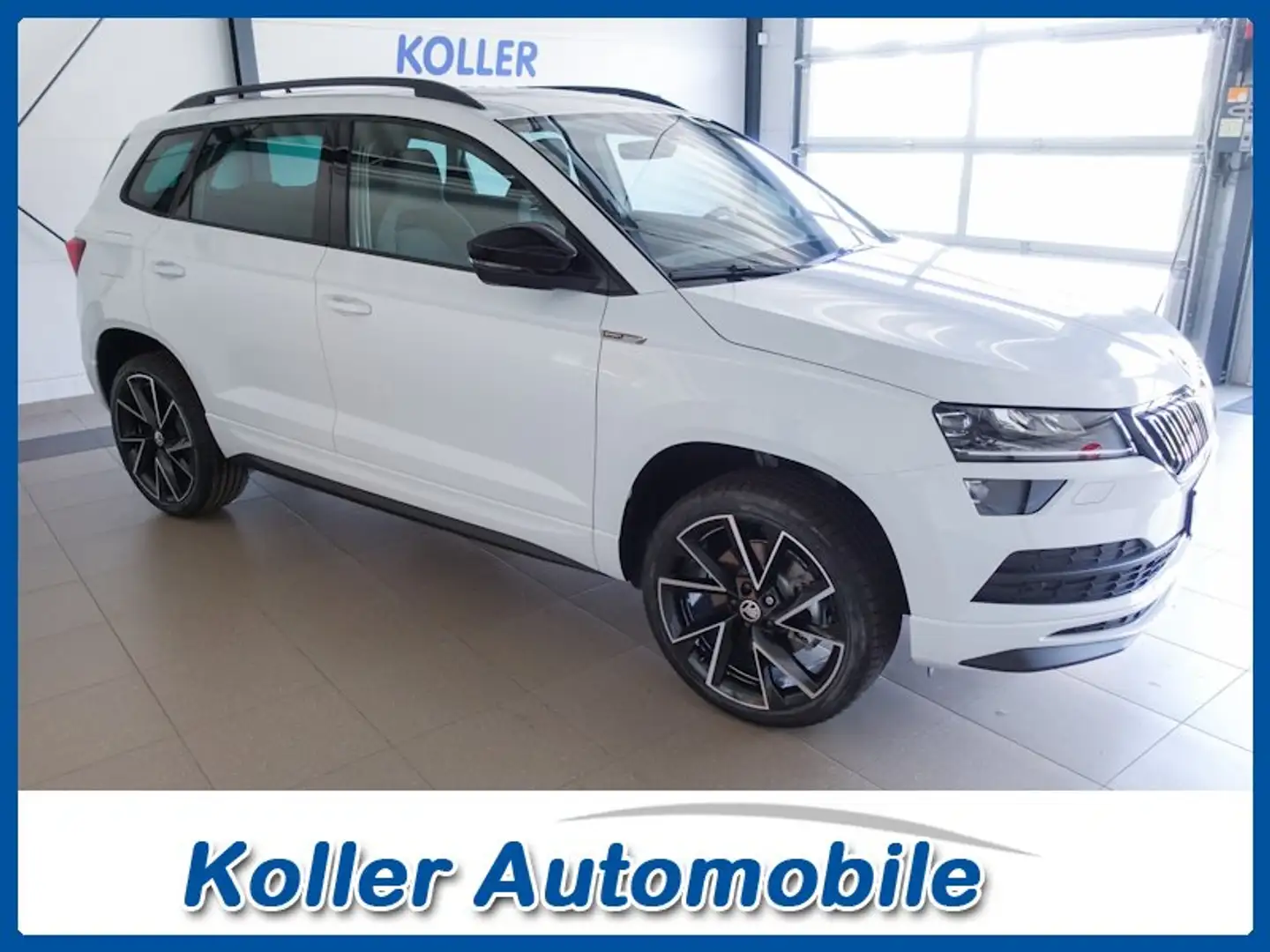 Skoda Karoq 1.5 TSI DSG Sportline el.Heckkl. Kamera Pano Navi Weiß - 1