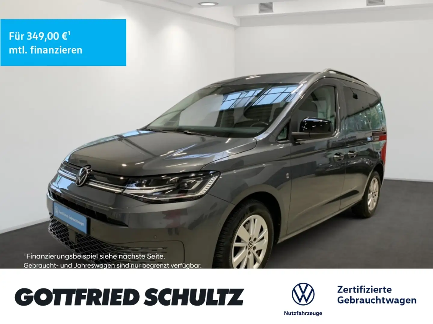 Volkswagen Caddy LIFE TDI DSG CARPLAY SITZHEIZUNG EINPARKHILFE LED Grijs - 1