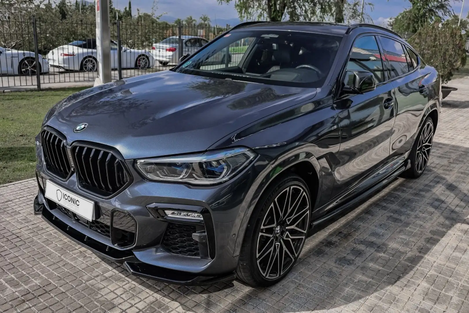 BMW X6 M50dA Bleu - 2