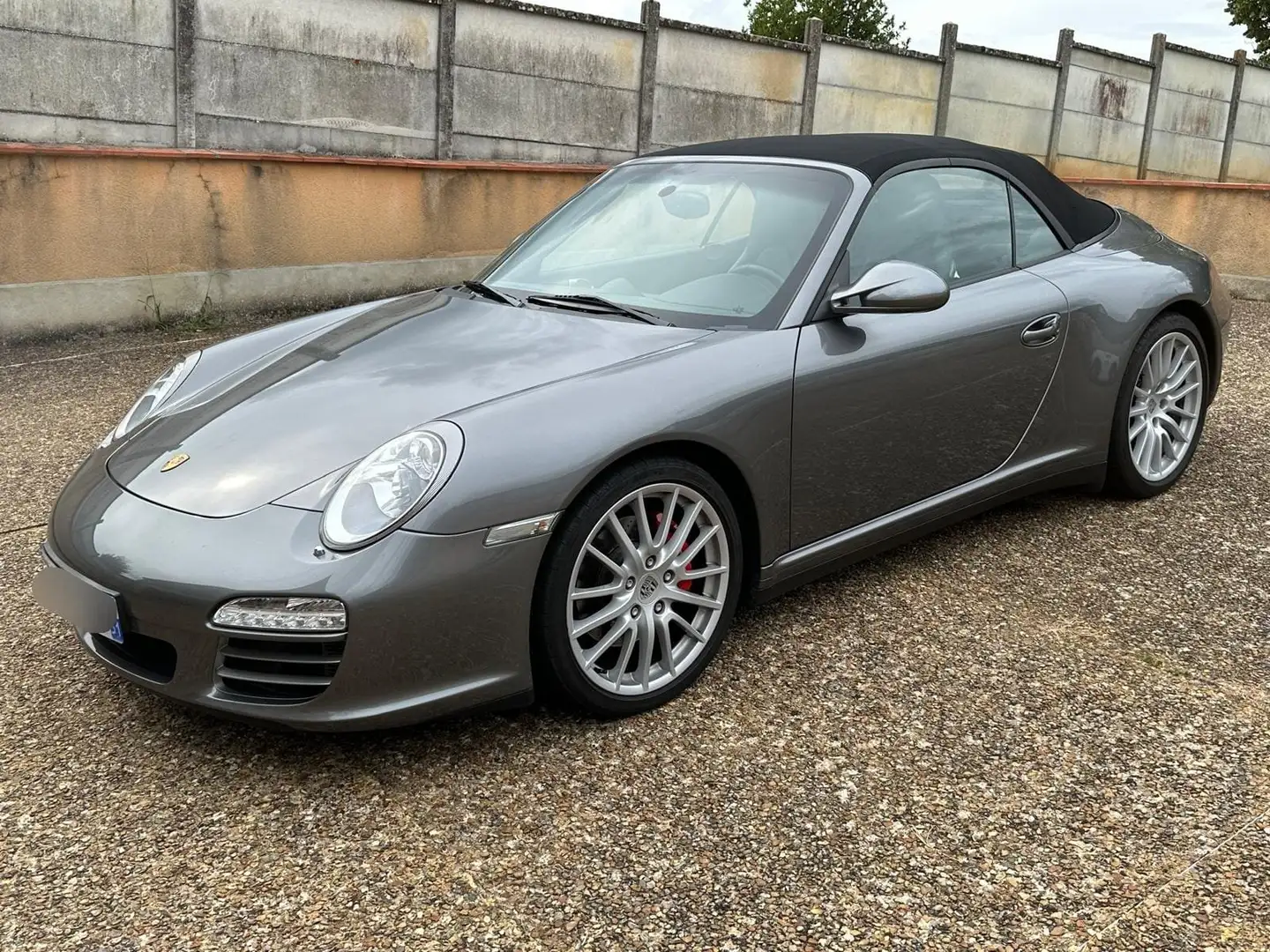 Porsche 997 911 Carrera 4S Cabriolet 3.8i 385 PDK A Gris - 1
