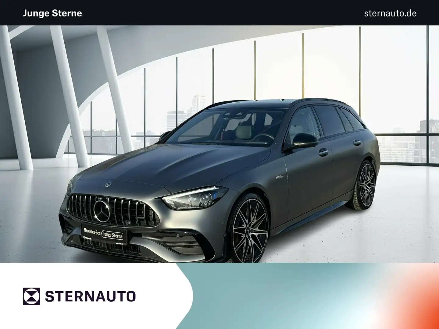 Mercedes-Benz C 43 AMG C 43 T 4M Drivers Pano Night DigiLight Fahrassi+ Grau - 1