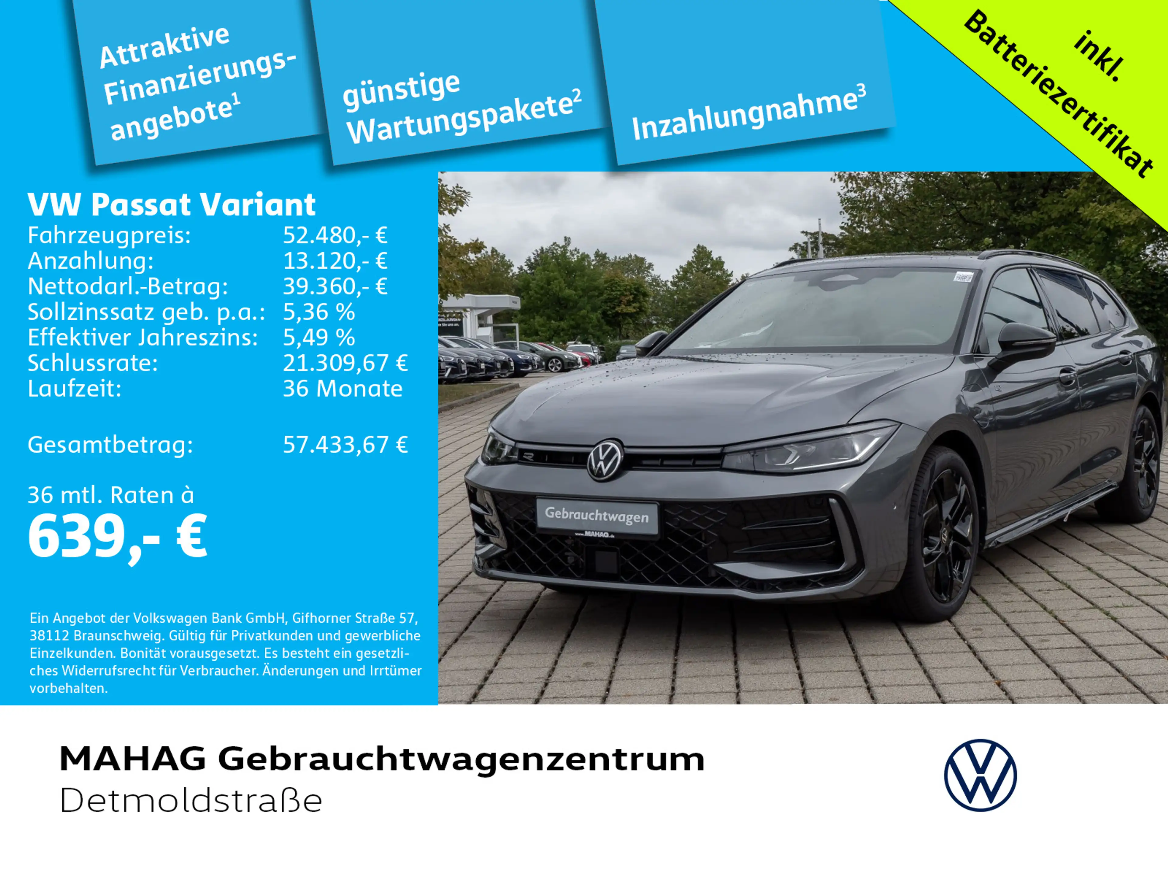 Volkswagen Passat Variant R-Line 1.5 TSI eHybrid IQ.Light I