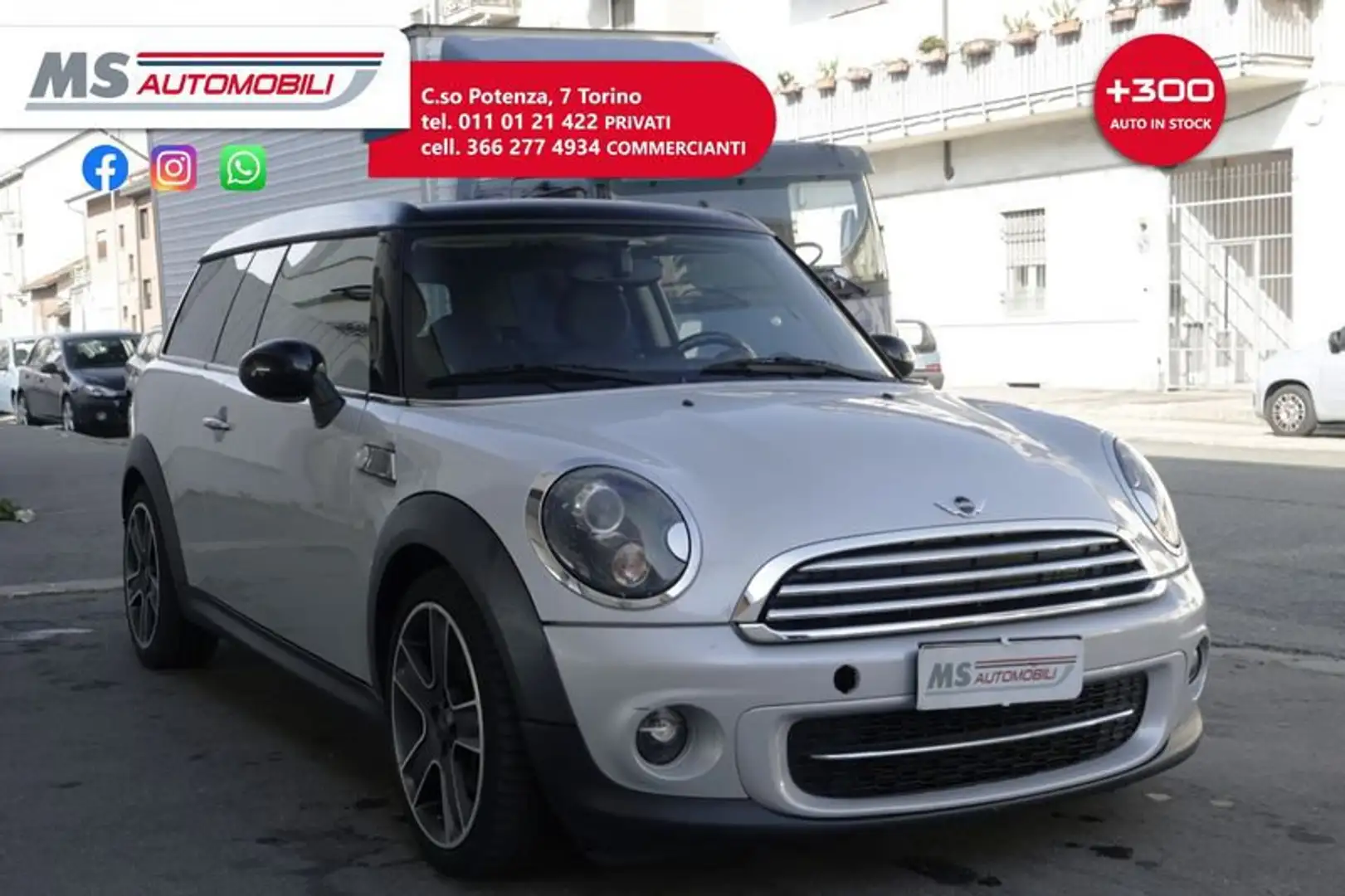 MINI Cooper D Clubman Mini 1.6 16V Cooper D Clubman Unicoproprietario Plateado - 1