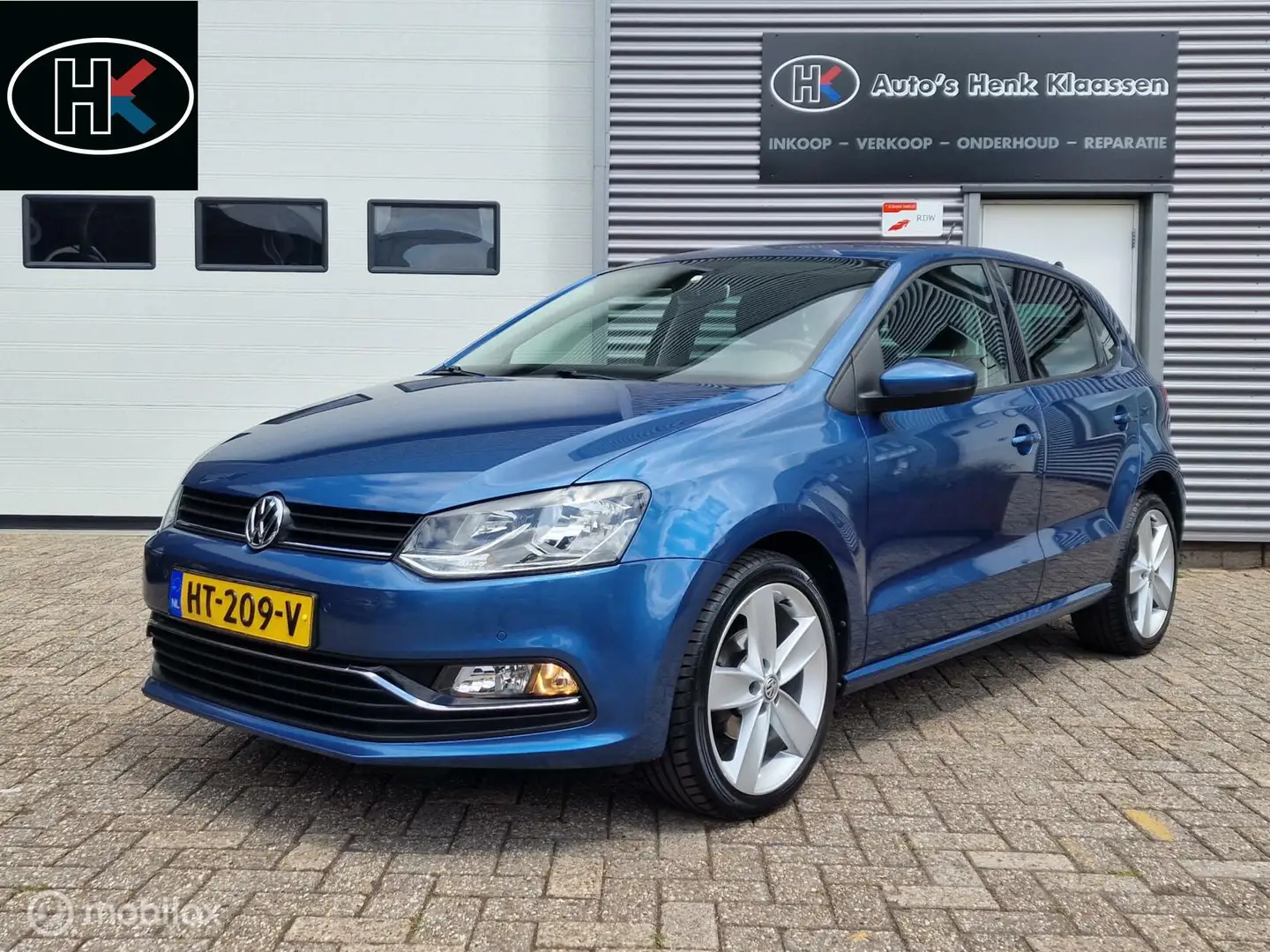 Volkswagen Polo 6c 5-deurs 1.2TSi Highline Clima LM17 PDCv+a Blauw - 1