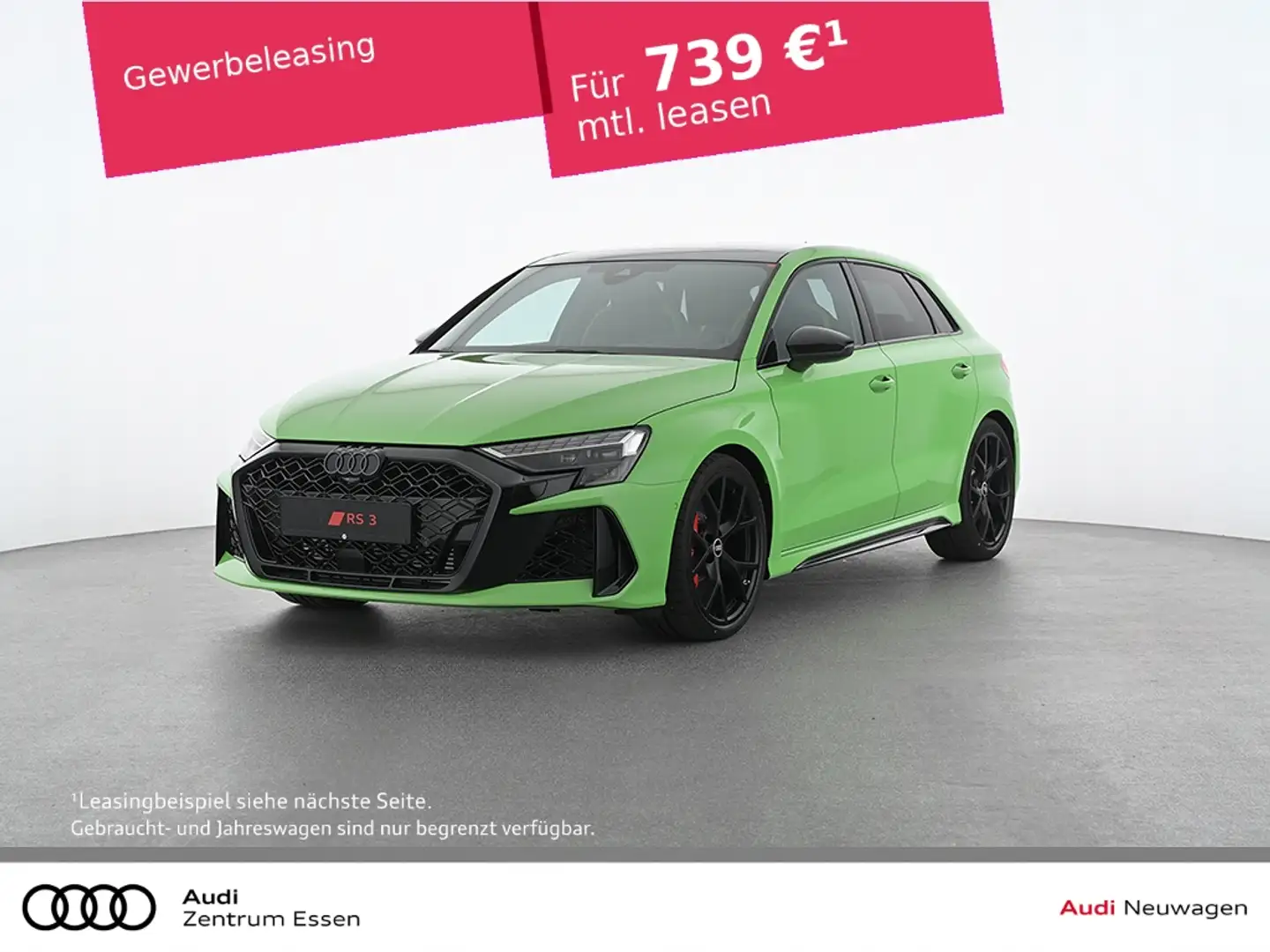 Audi RS3 SPORTBACK MATRIX LED NAVI KERAMIK SONOS PANO Verde - 1