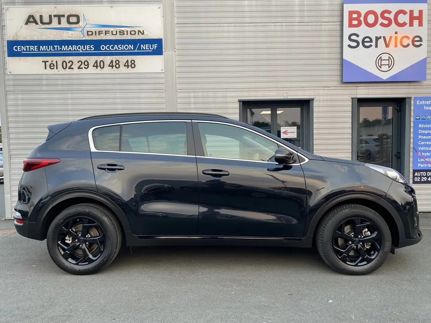 Kia Sportage 1.6 CRDI 136CV MHEV BLACK EDITION BUSINESS 4X2 DCT7 Noir - 1