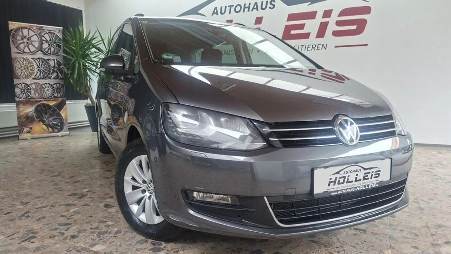 Volkswagen Sharan Comfortline 2,0 TDI 110 KW 7 Sitz Tausch mö Grau - 1