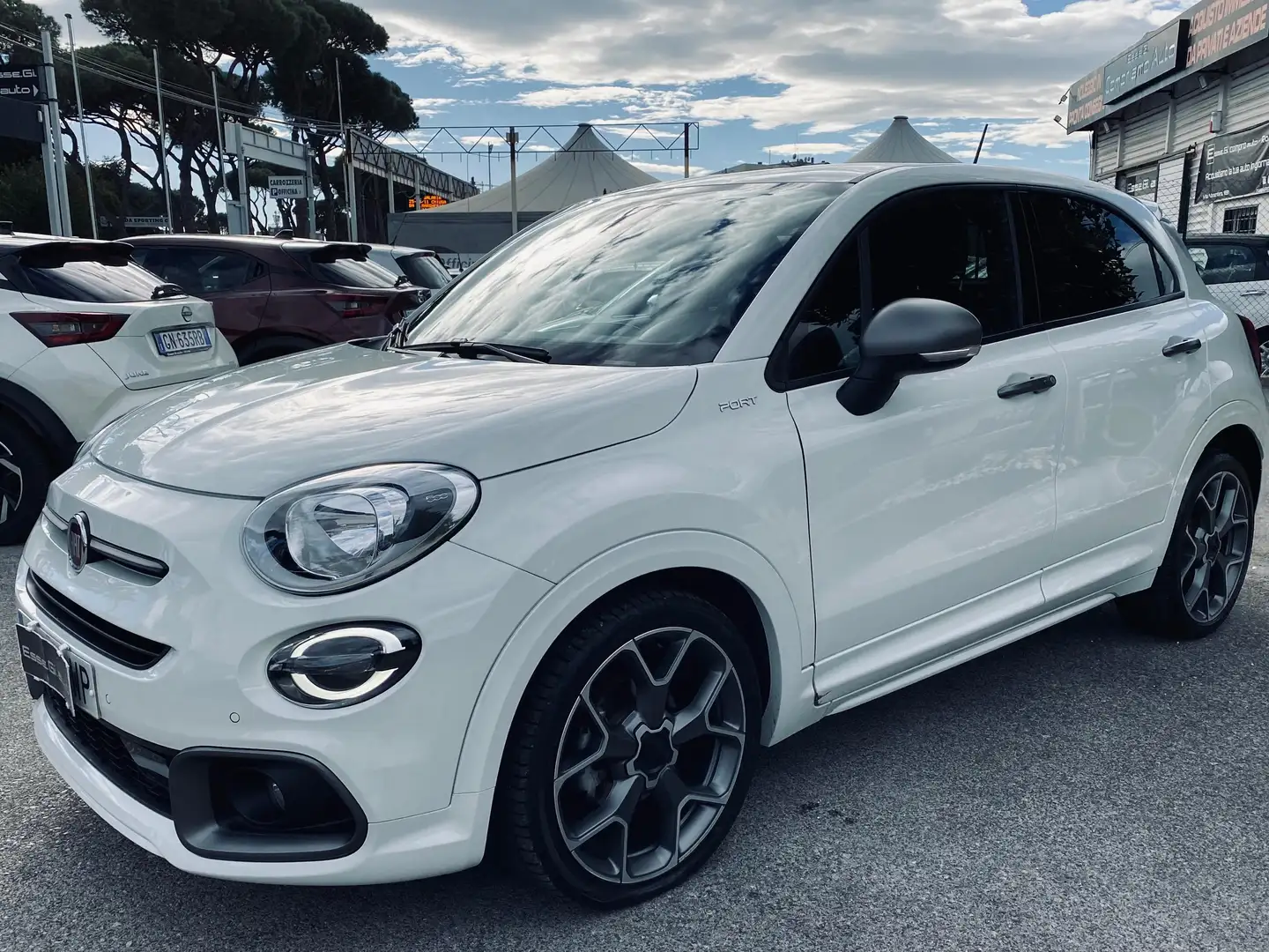 Fiat 500X Sport **POSS.PACK MEDIA**VED.NOTE Blanc - 1
