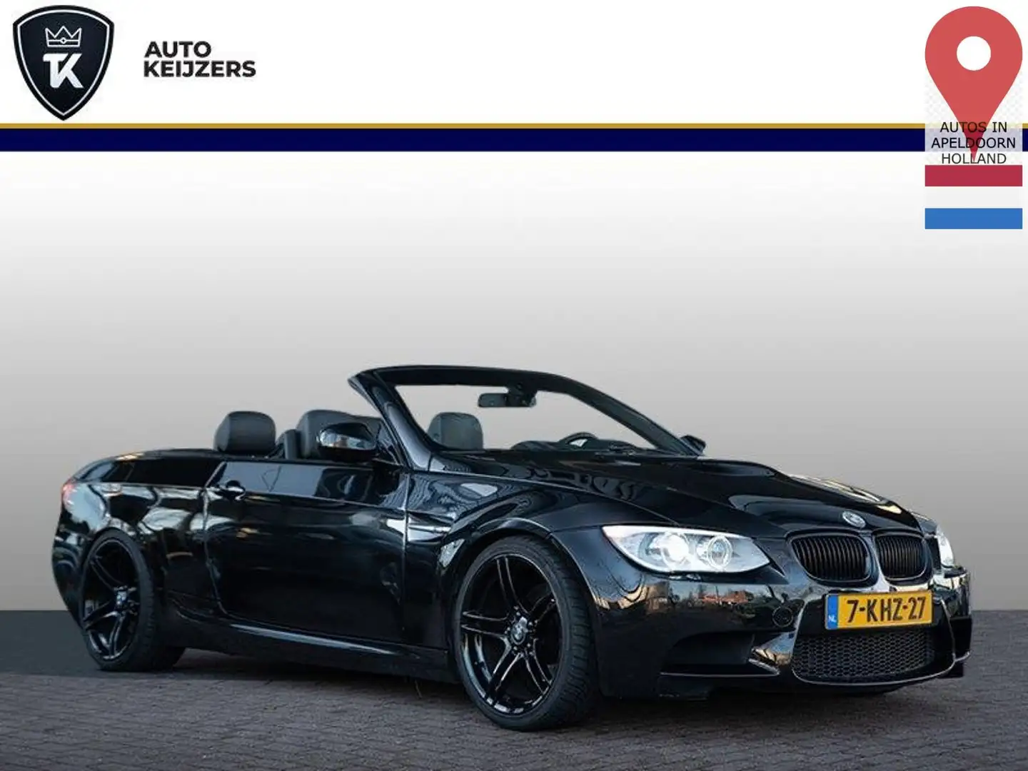 BMW 325 3 Serie Cabrio 325d High Executive M3 Navi l Zwart - 1