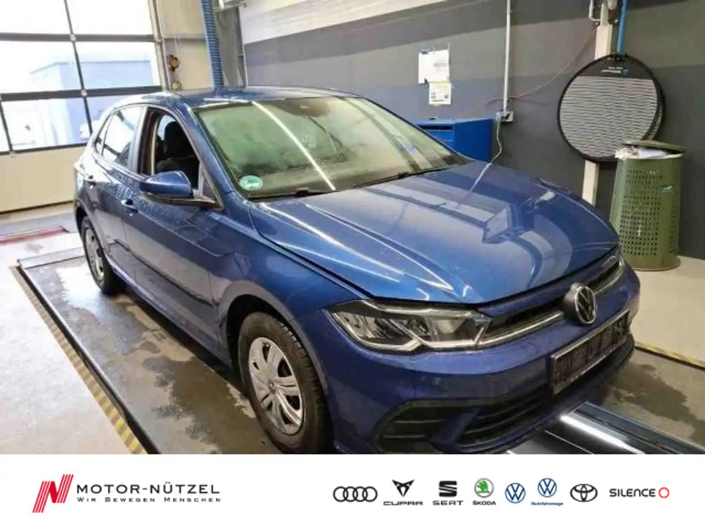 Volkswagen Polo 1.0 MPI FRESH LED+APP_CONNECT+DAB+MFL+ZV_FB Blau - 1