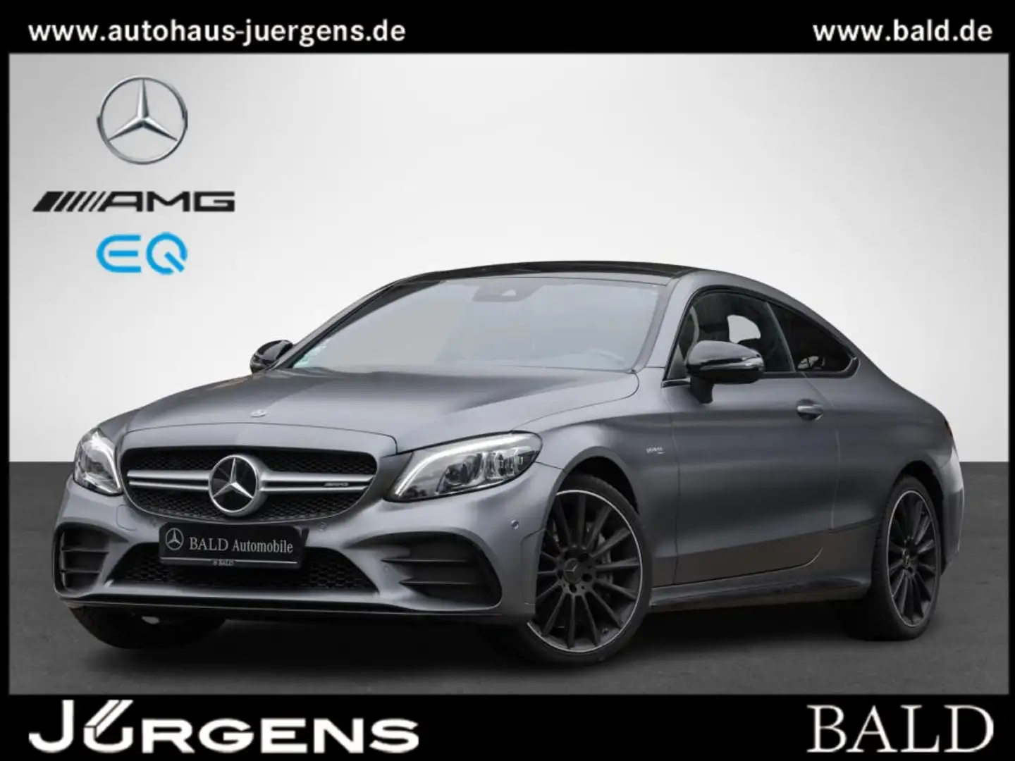 Mercedes-Benz C 43 AMG 4M Coupé MLB/Pano/Cam/Totw/Magno/Ambi Gris - 1