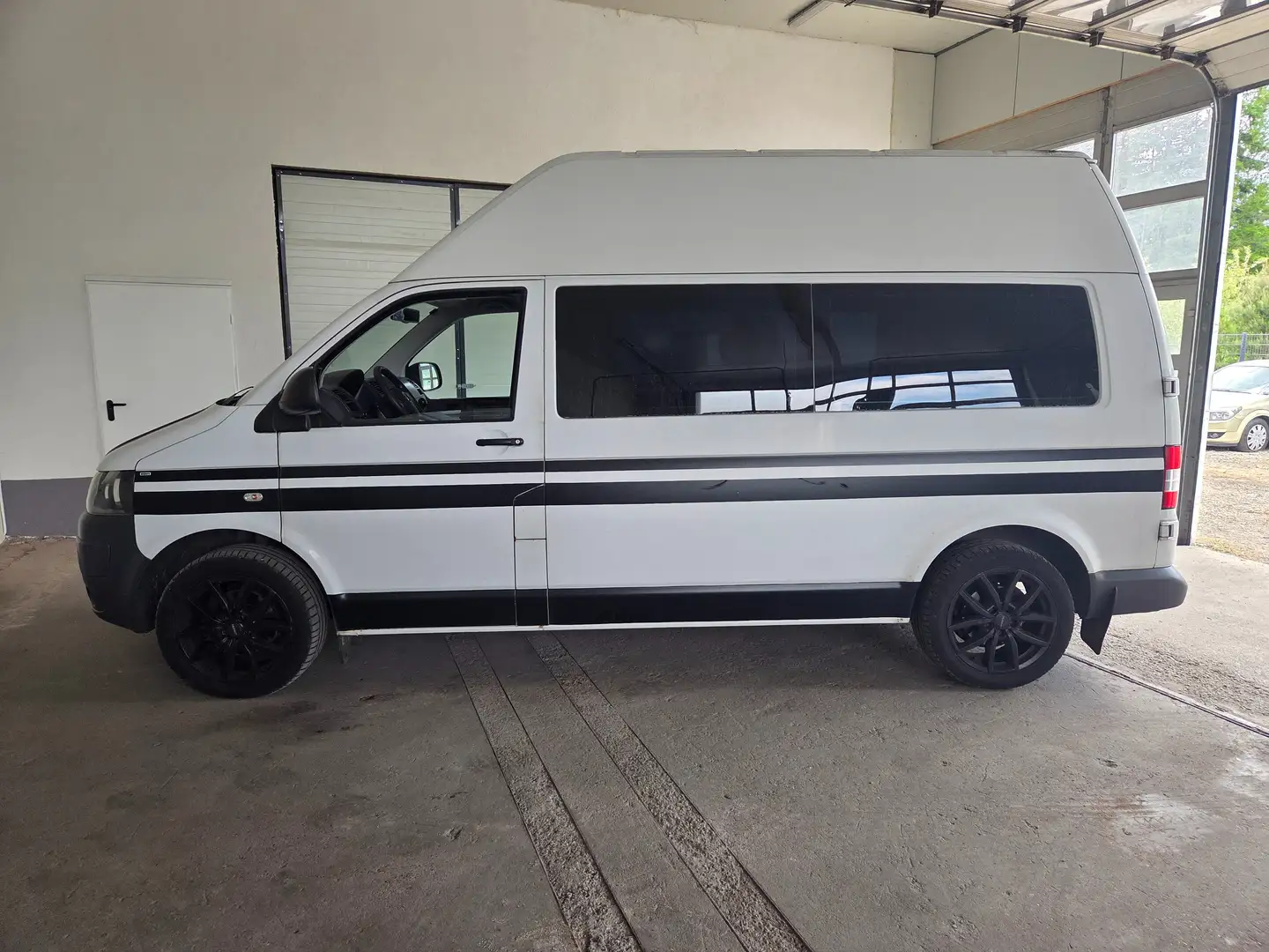 Volkswagen T5 Transporter Kombi-Hochdach lang Blanc - 1