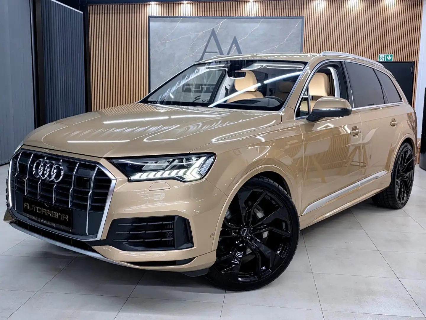 Audi Q7 55 TFSI*EXCLUSIVE*B&O*MATRIX* Beige - 2