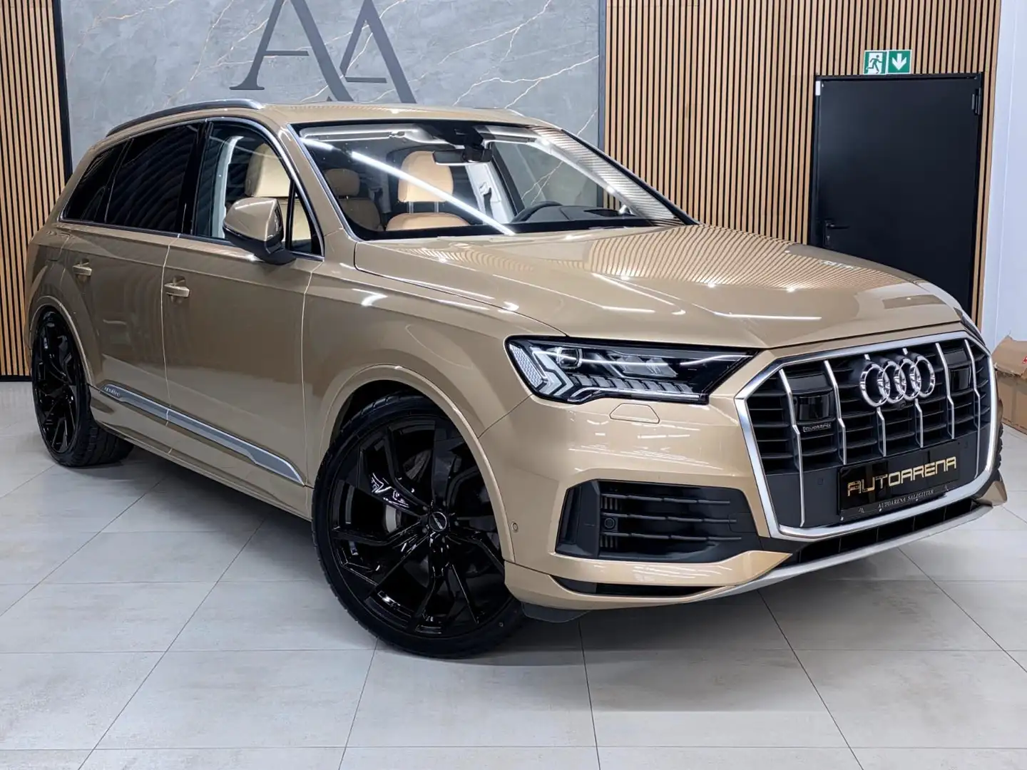 Audi Q7 55 TFSI*EXCLUSIVE*B&O*MATRIX* Beige - 1
