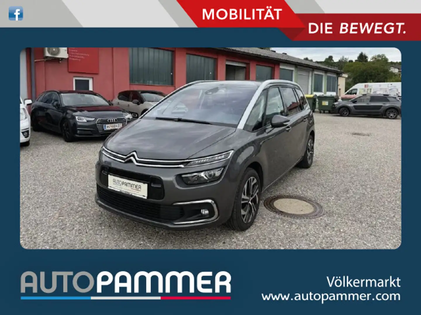 Citroen Grand C4 Picasso / SpaceTourer BlueHDi 130 S&S EAT Shine Grau - 1