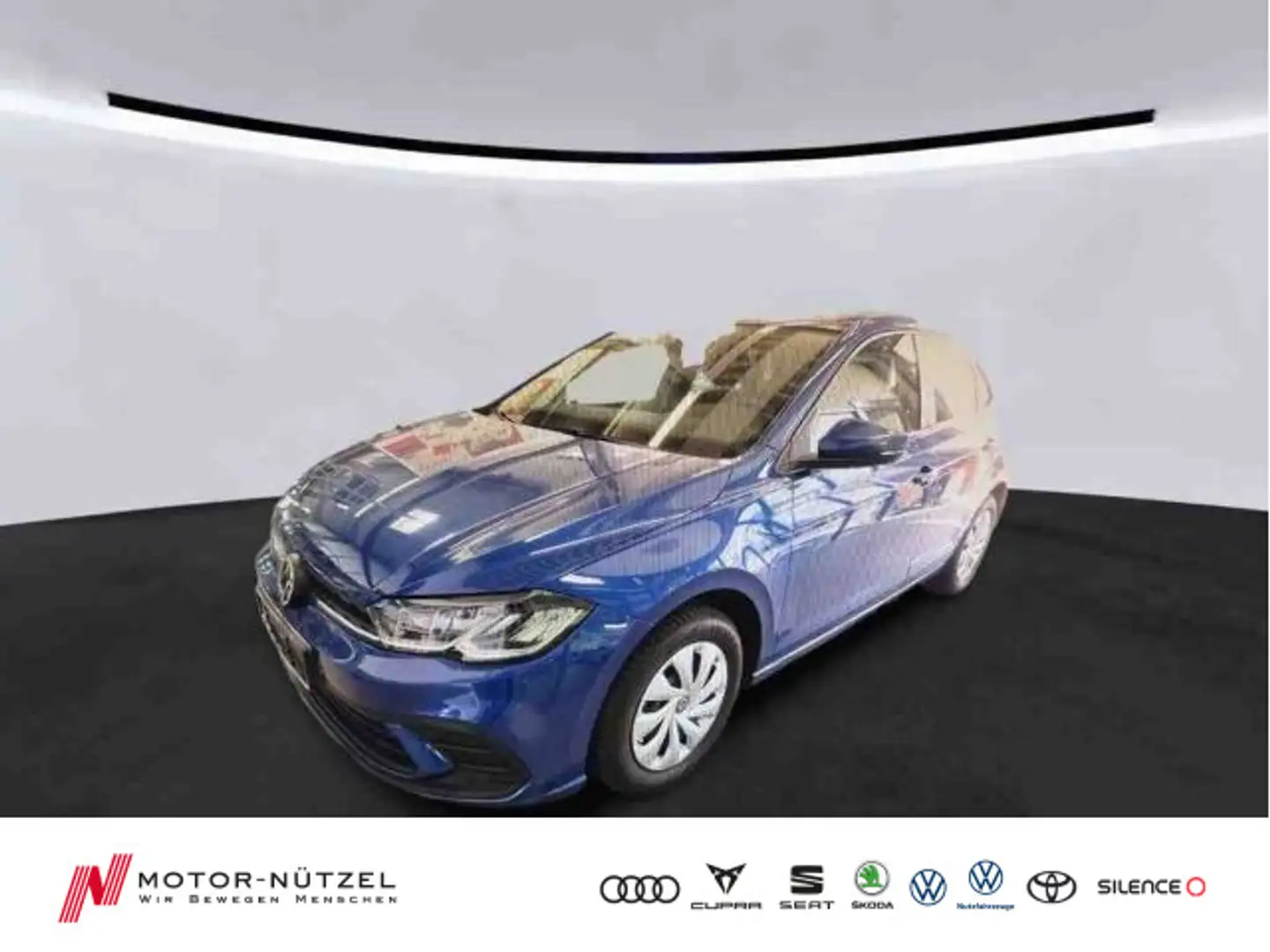 Volkswagen Polo 1.0 FRESH LED+APP+SHZ+2xPDC+BLUETOOTH+KLIMA Bleu - 1