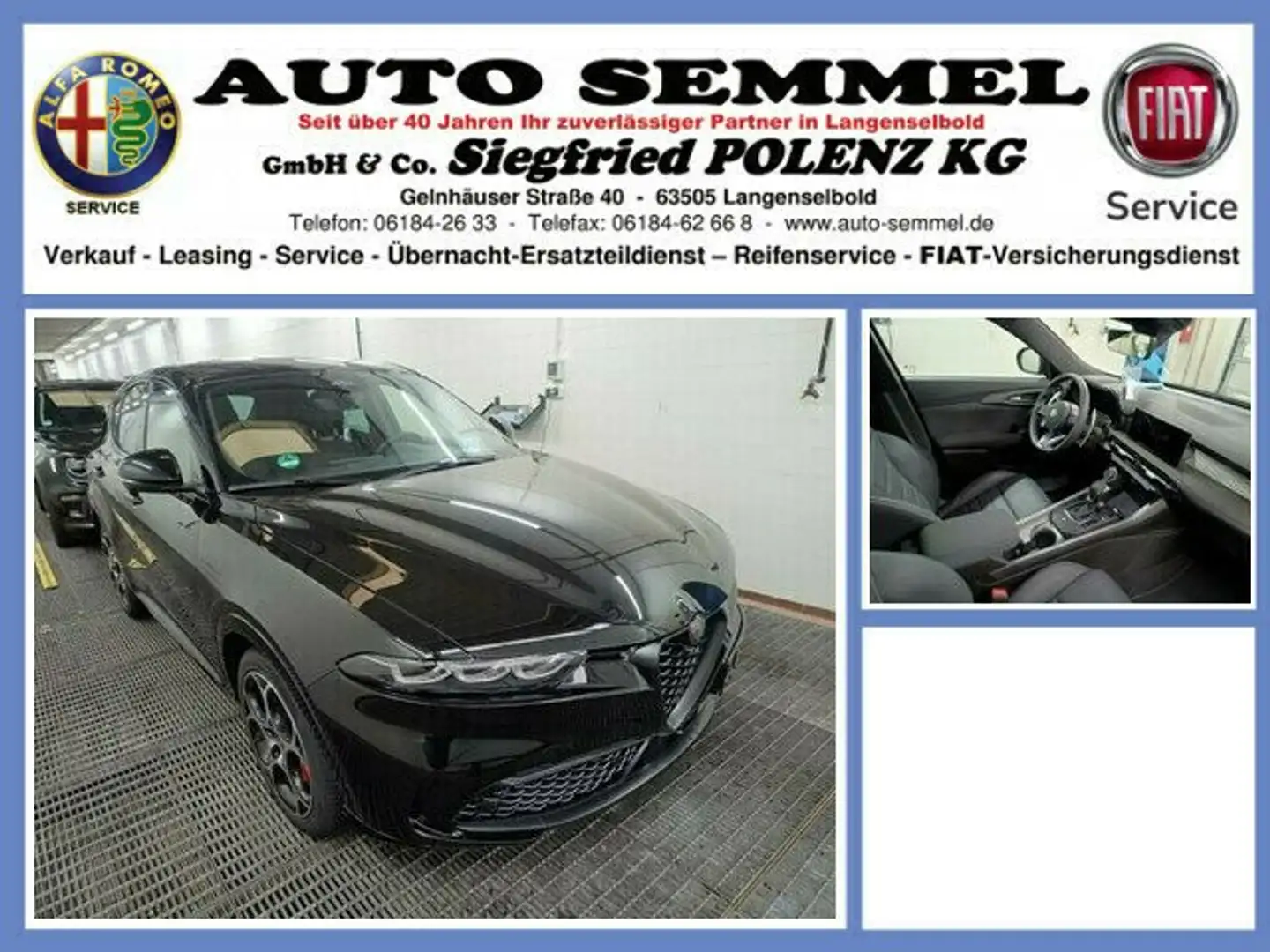 Alfa Romeo Tonale Veloce 1.5 VGT 160PS 48V-Hybrid 15kW Noir - 1