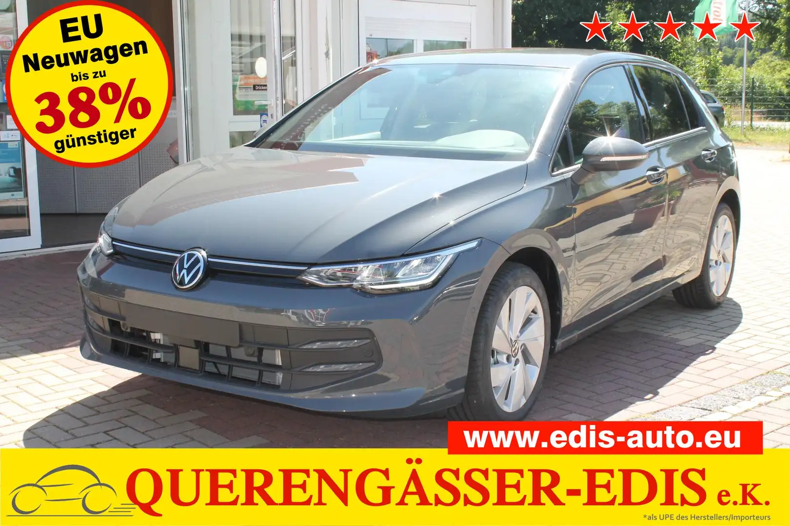 Volkswagen Golf 1.5TSI "Life-CZ" *Kessy*Parklenk*SHZ+LKH*ACC*3 ... Grau - 1
