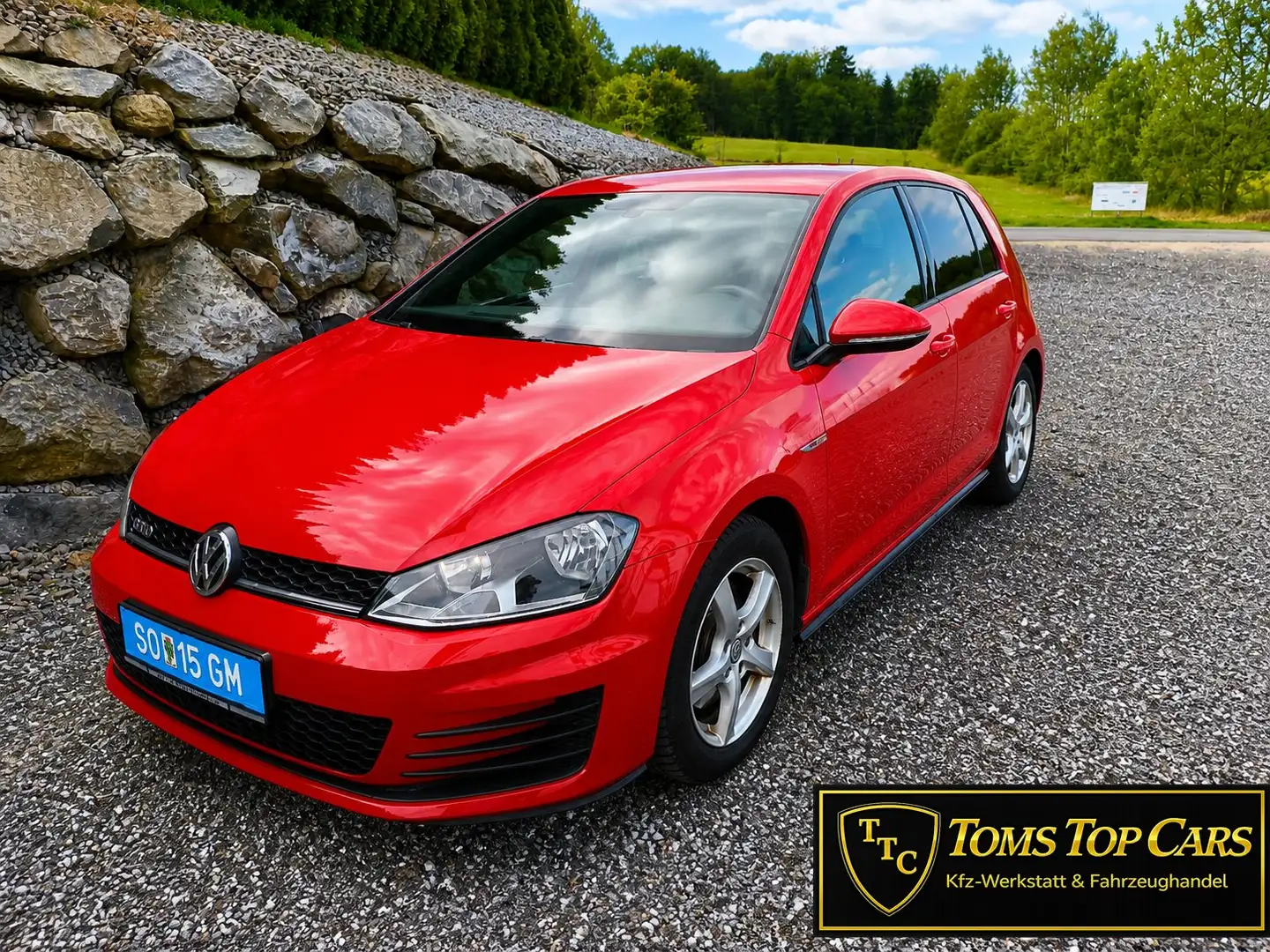 Volkswagen Golf GTD Klimaautomatik,Pickerl NEU Rot - 1