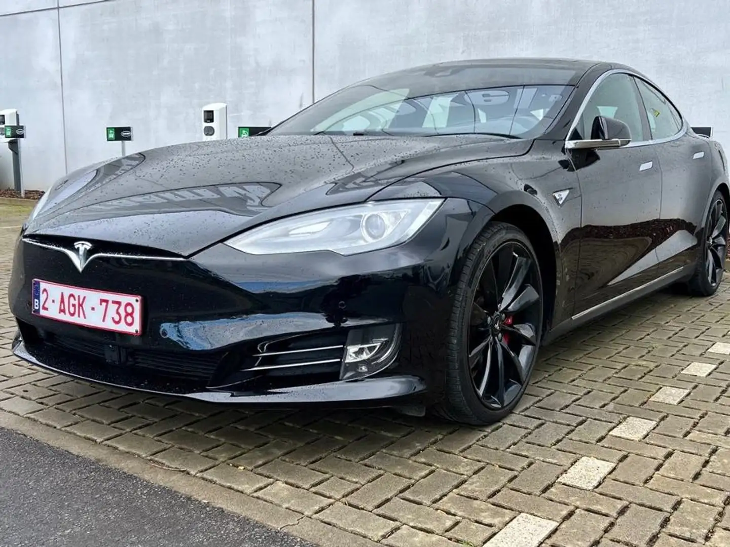 Tesla Model S Model S 90D **Free Supercharge** **autopilot** Noir - 1