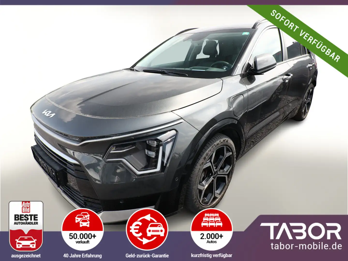 Kia Niro 1.6 Plug-in Hybrid 182 DCT Spirit HUD 18Z Grau - 1