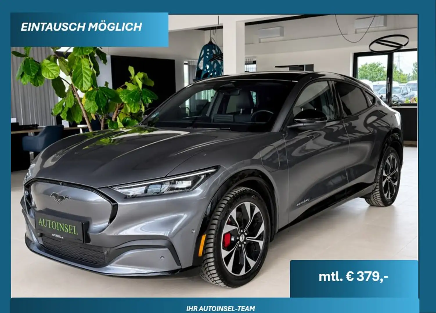 Ford Mustang Mach-E 88kWh Extended Range AWD Grau - 1