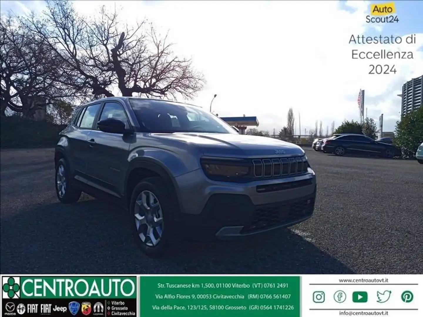 Jeep Avenger 1.2 turbo Altitude fwd 100cv Grigio - 1