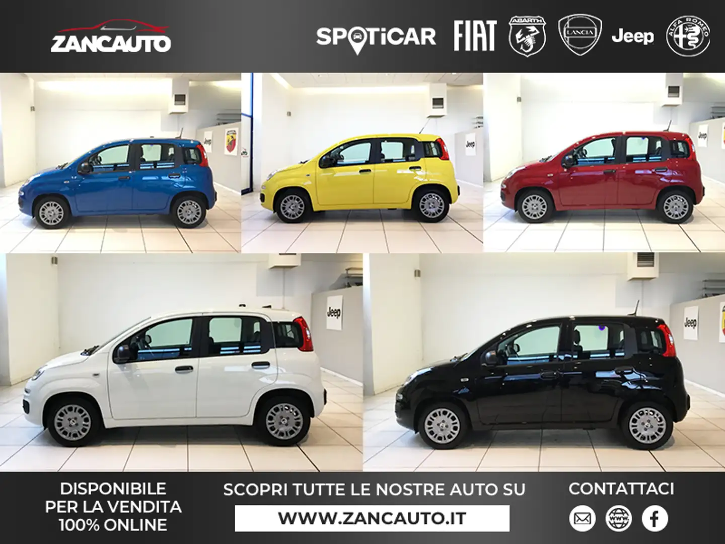 Fiat Panda Panda 1.0 Hybrid Pop PROMO MESE + TARGA Blanc - 1