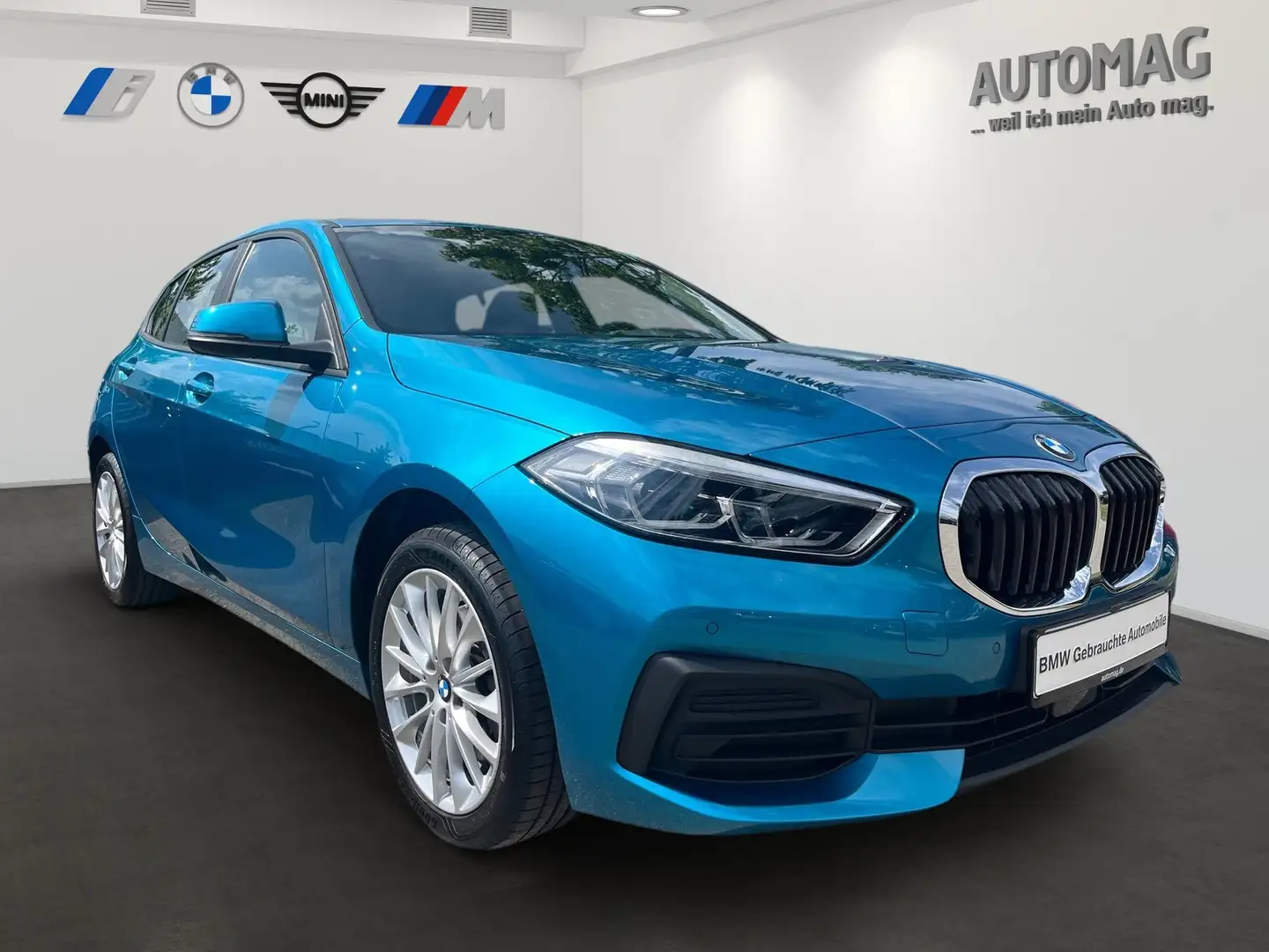 BMW 118 i Hatch Azul - 2