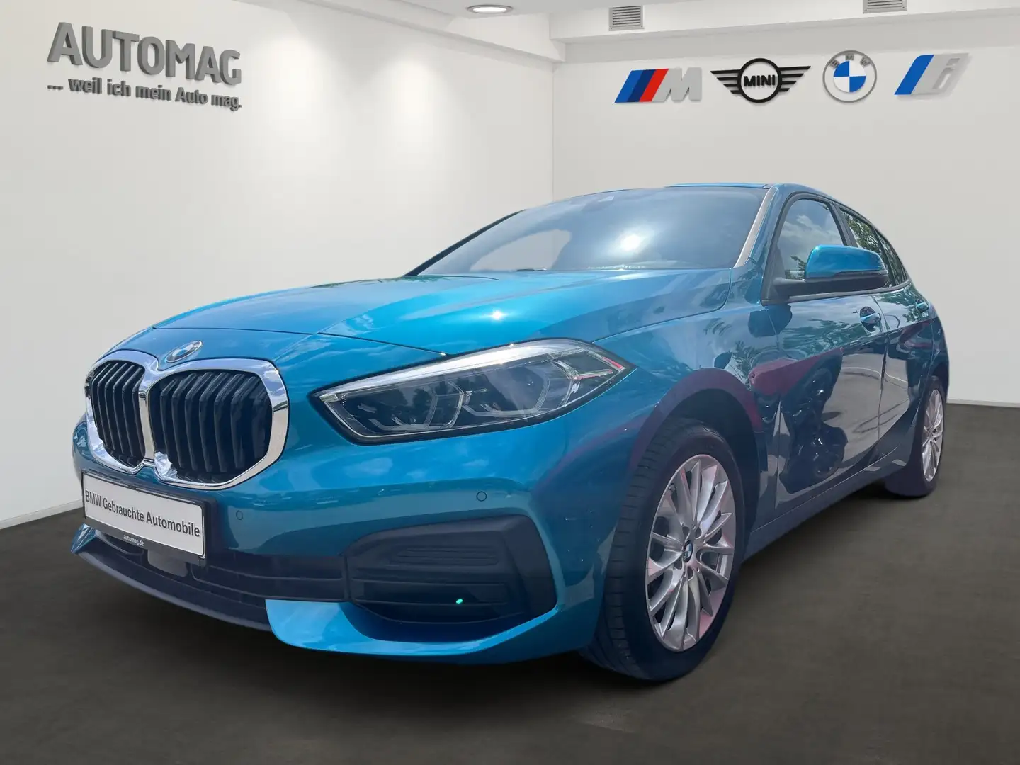 BMW 118 i Hatch Azul - 1