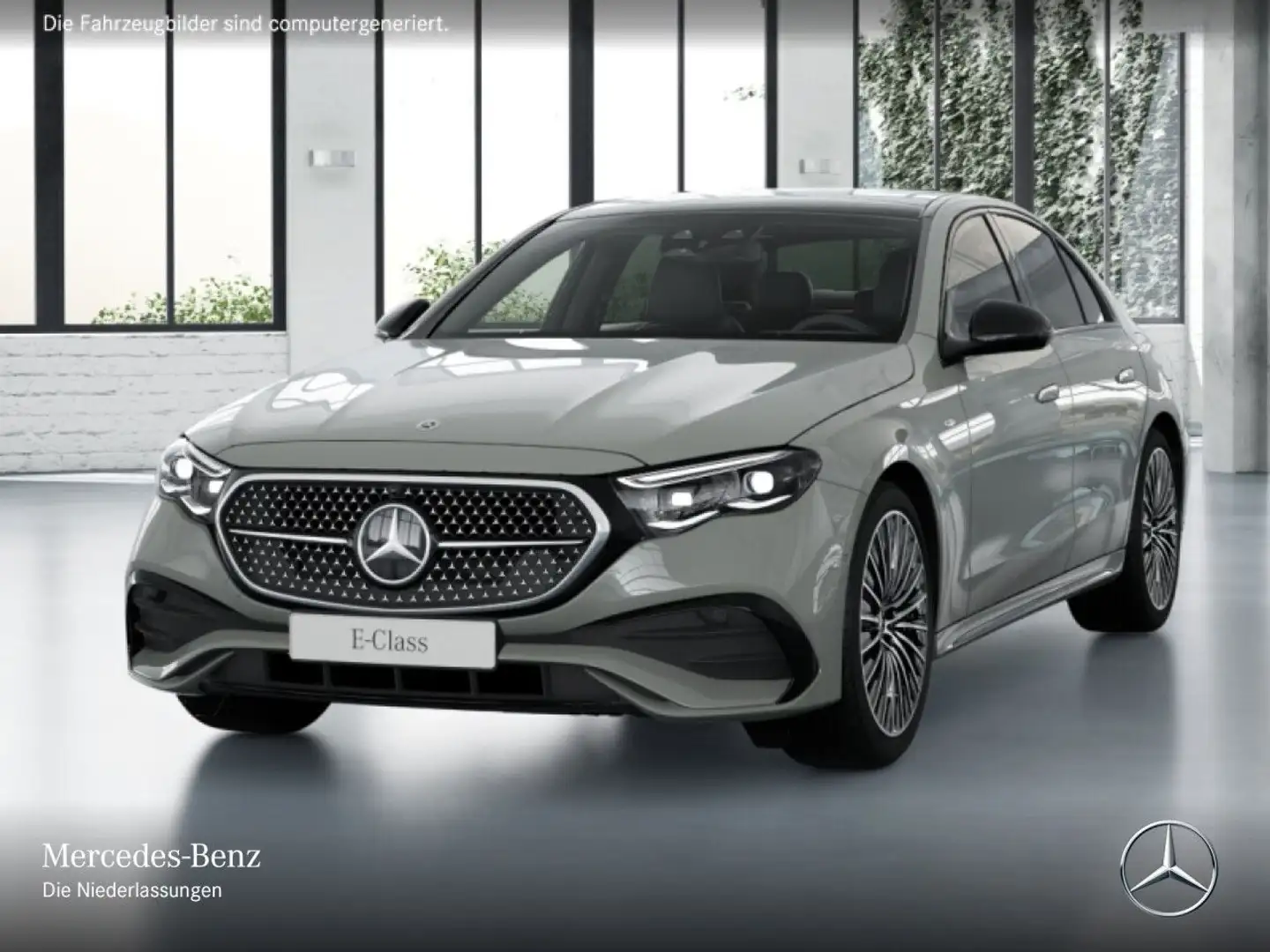 Mercedes-Benz E 300 e Hybrid Edition AMG-Line Fahrass 360° Pano Grau - 2