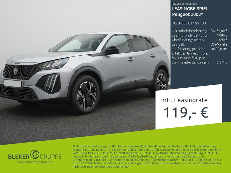 Peugeot 2008 BUSINESS Benzin 100