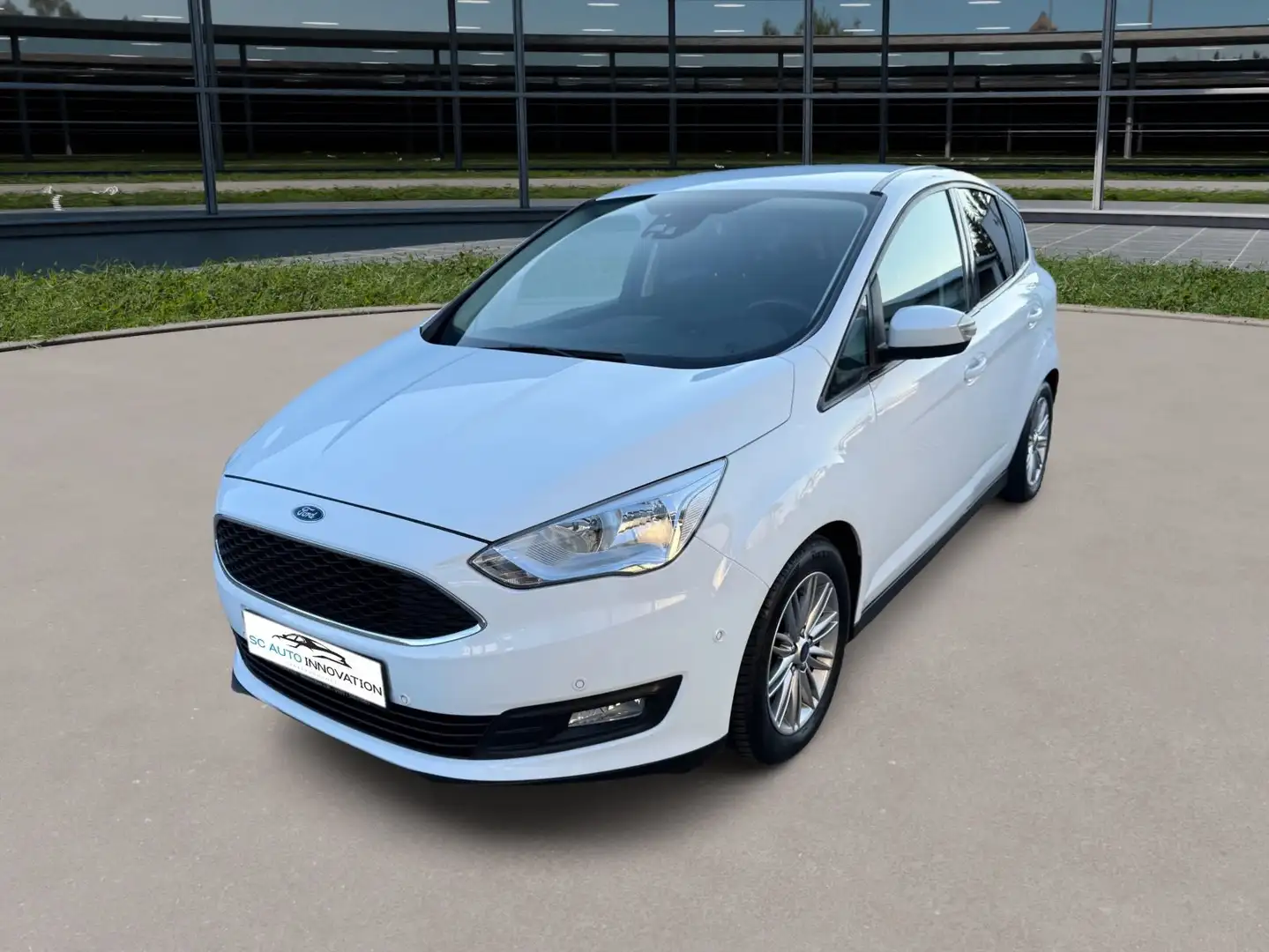 Ford C-Max C-MAX 1.0 EcoBosst Cool & Connect+Navi+SHZ+PDC++ Blanc - 1