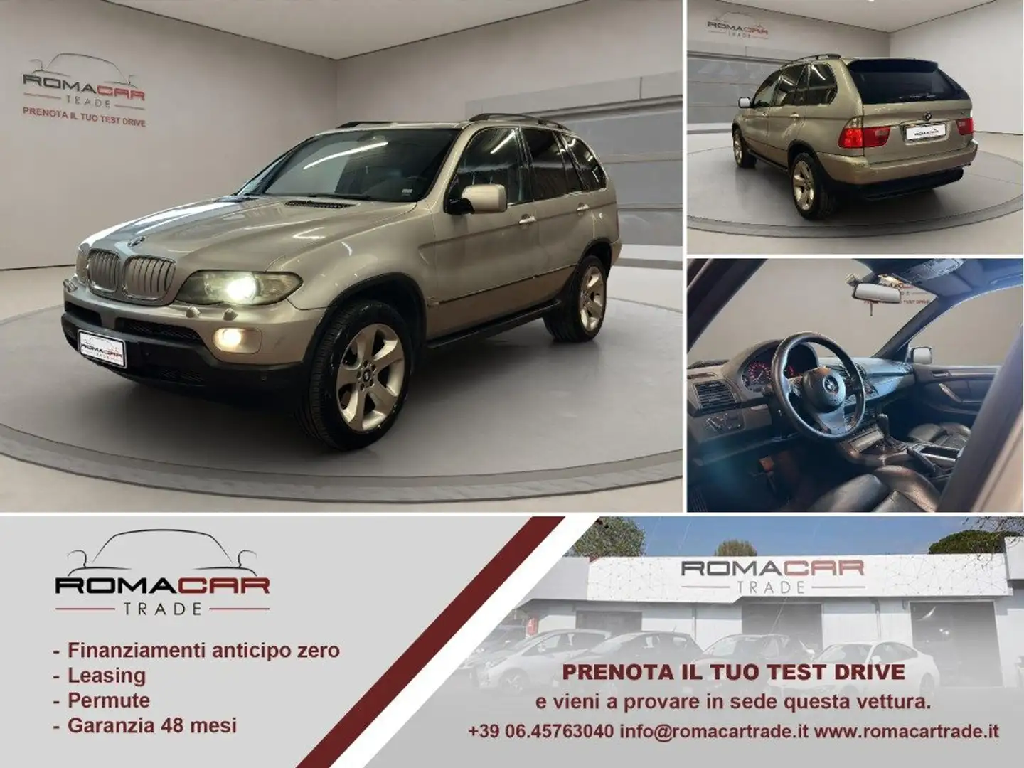 BMW X5 3.0d cat Attiva Grigio - 1